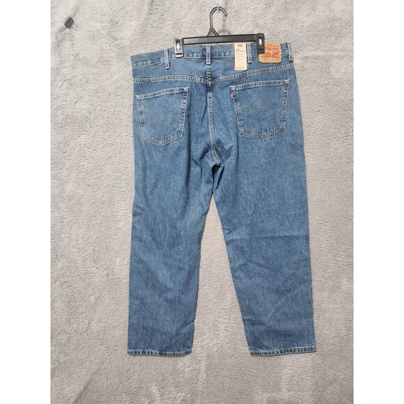 Levis 550 Relaxed Fit 44x30 Mens Denim Blue Jeans Tapered Leg Pants NWT - Picture 6 of 8